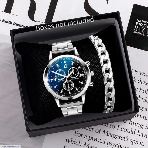 A variety of fashionable watches men's belt quartz watch fashion men's watch student wrist watch bracelet suit wristwatch