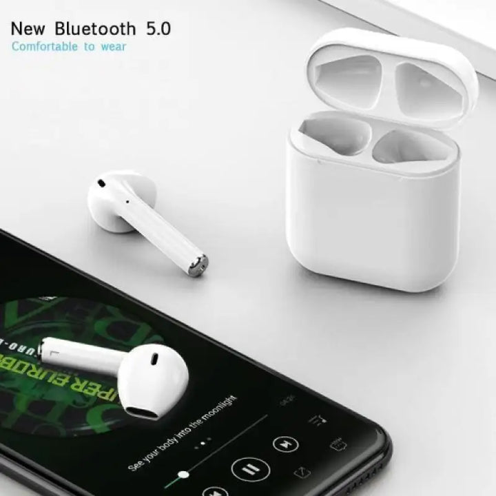 I12 Tws Earbudstouch Control Earphones Headsets With Mic In-ear Stereo Earbuds | Mini Headphones Wireless Bluetooth 5.0