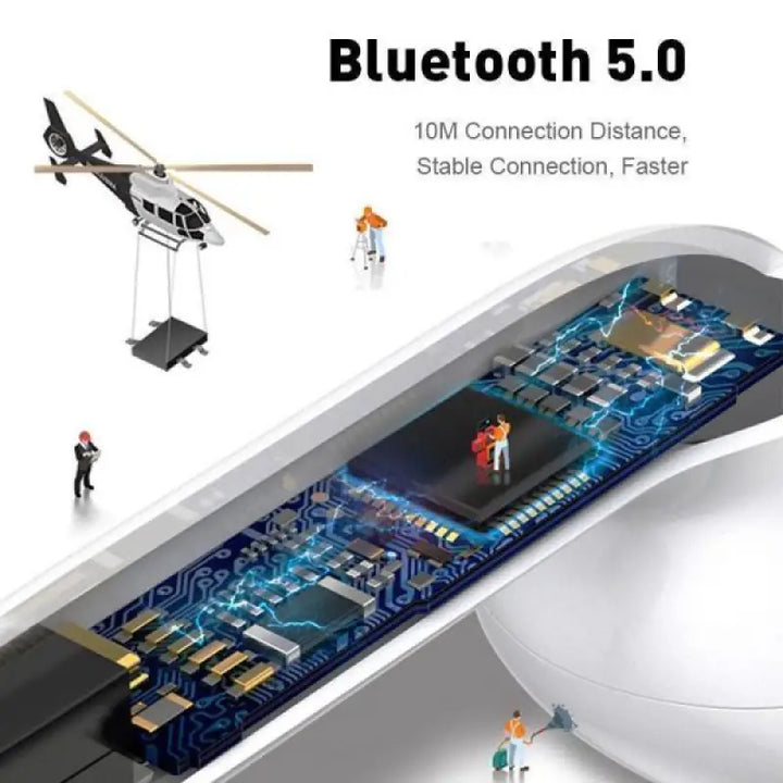 I12 Tws Earbudstouch Control Earphones Headsets With Mic In-ear Stereo Earbuds | Mini Headphones Wireless Bluetooth 5.0